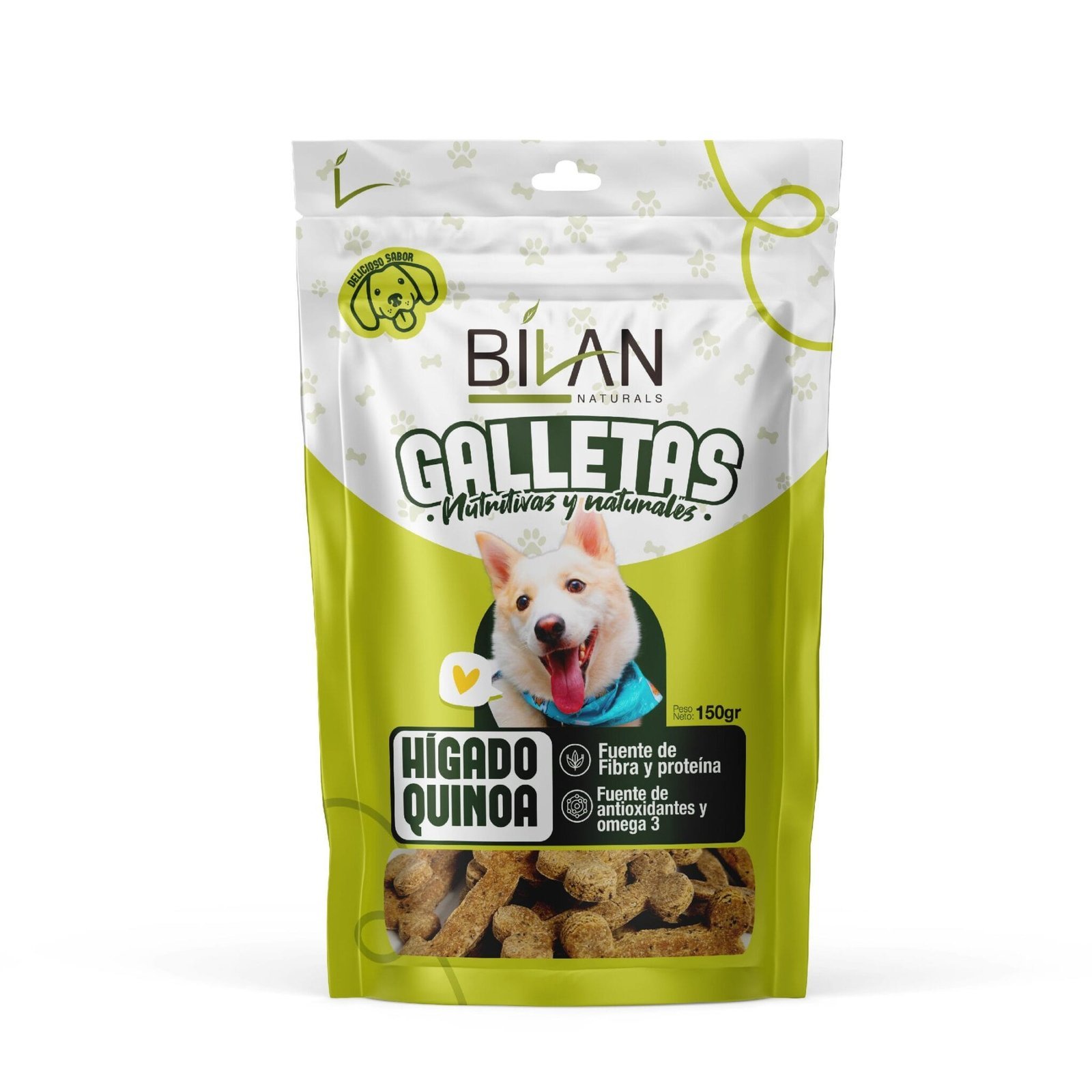 Galletas con Hígado y Quinoa